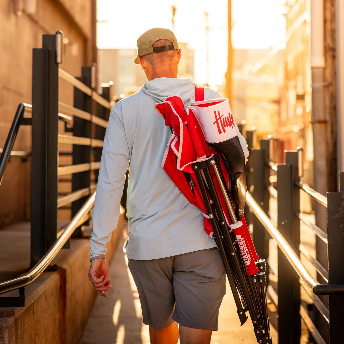 Comfort Pro Rocker - Nebraska Cornhuskers L7