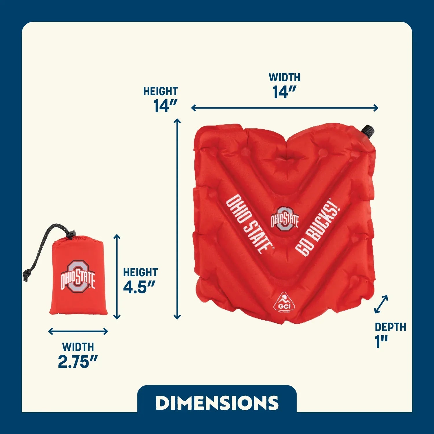 V Seat - Ohio State Buckeyes H5