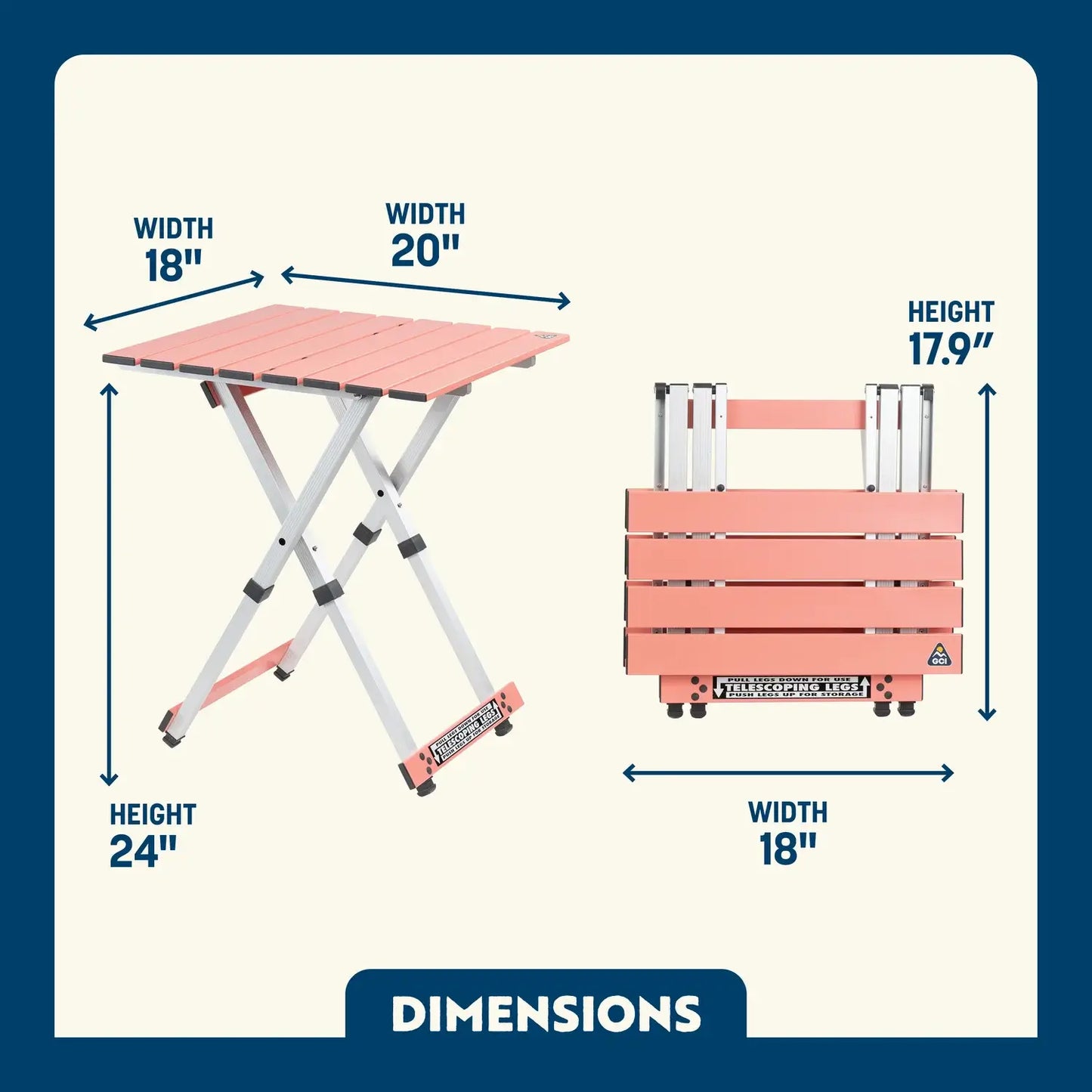 Compact Camp Table 20 Z6