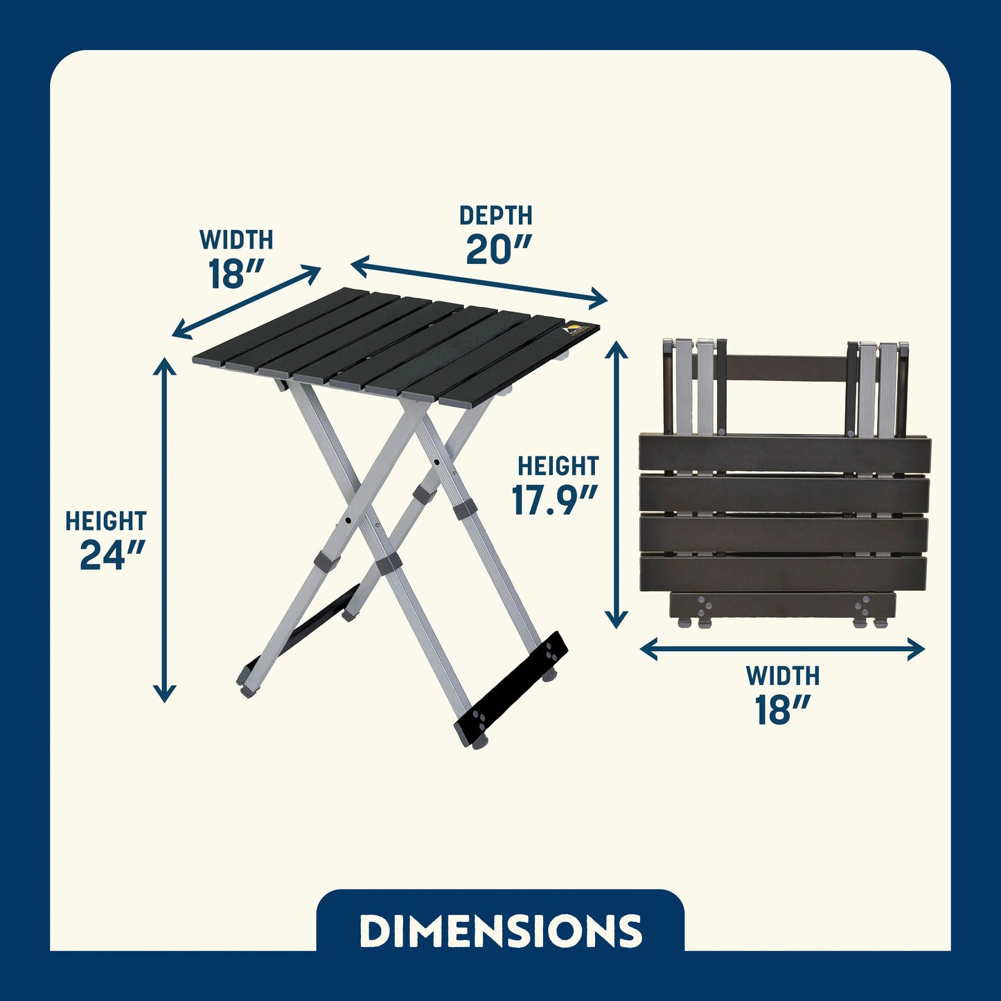 Compact Camp Table 20 Z6