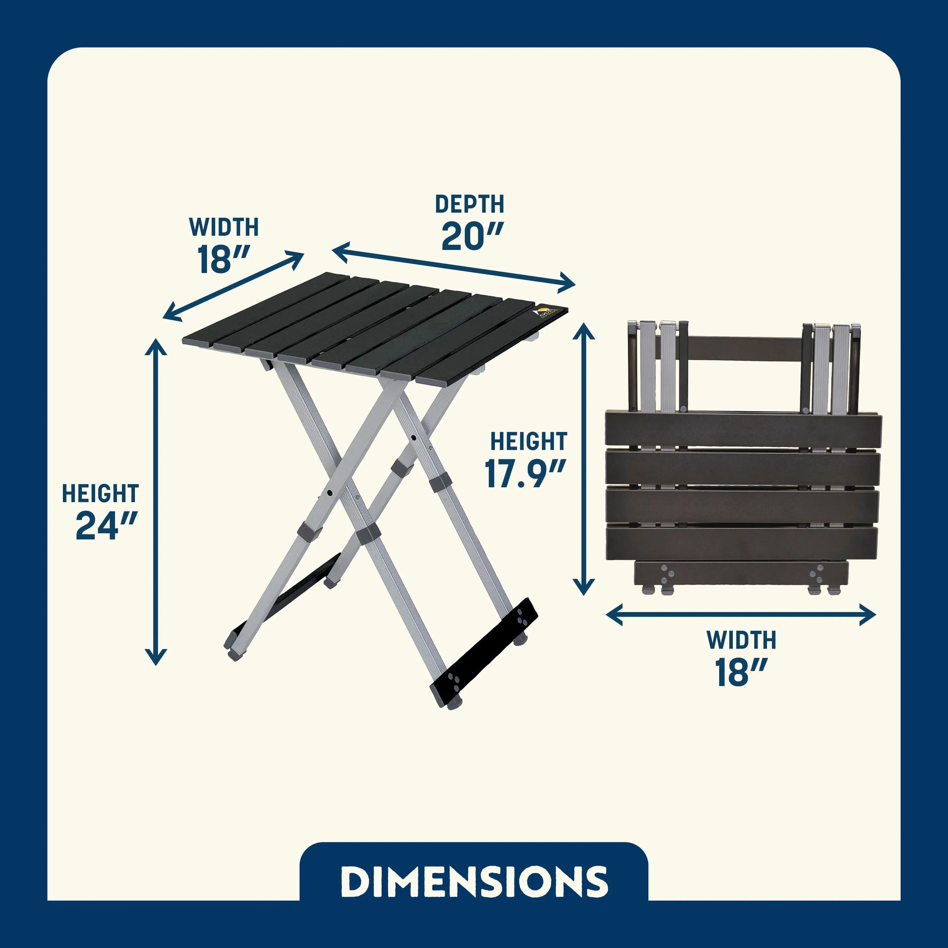 Compact Camp Table 20 Z6