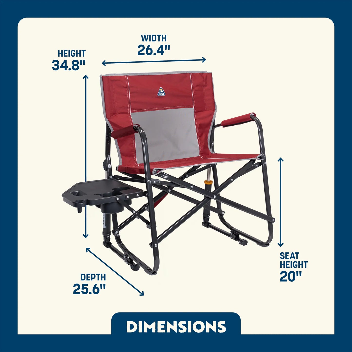 Freestyle Rocker XL with Side Table N4