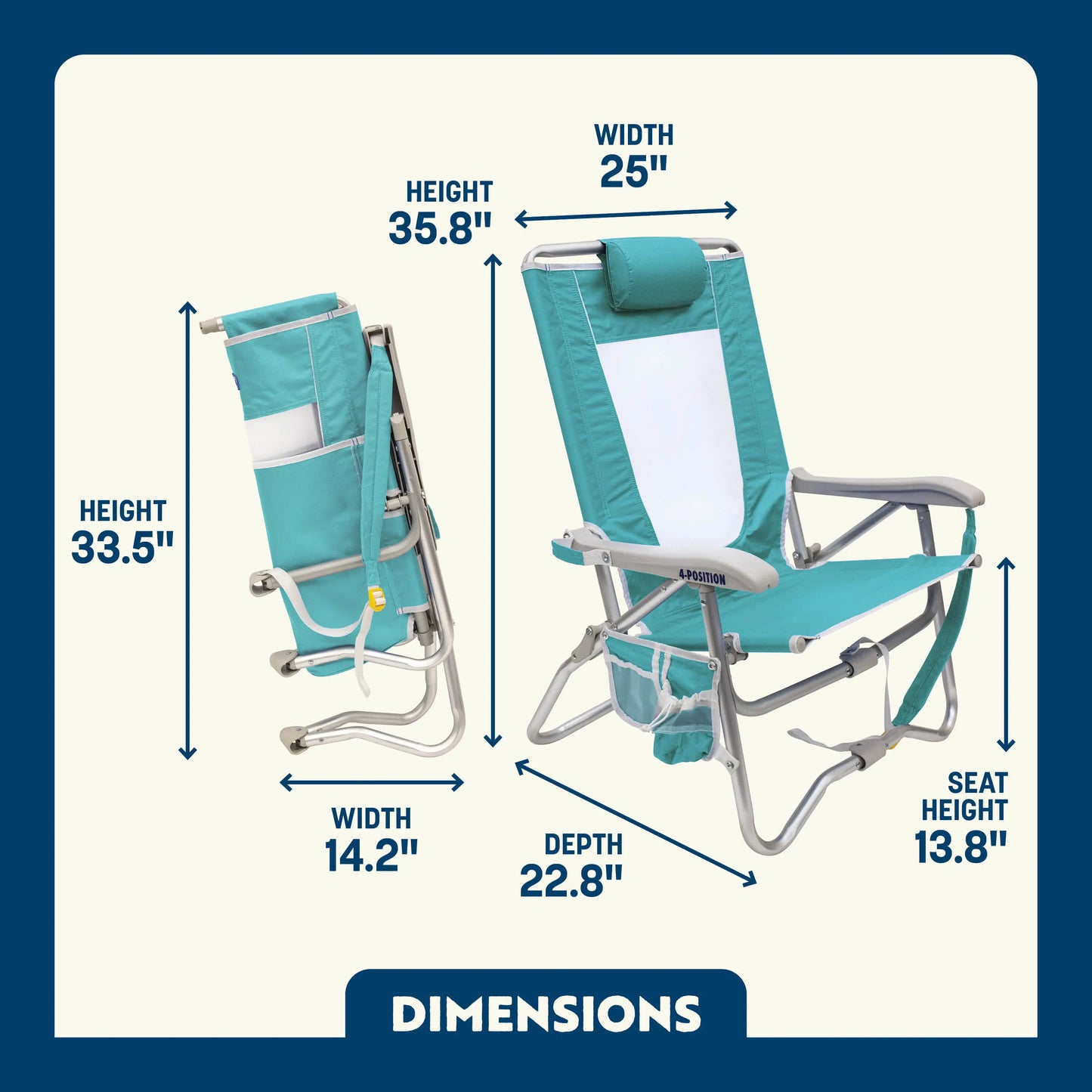 Bi-Fold Beach Chair R1