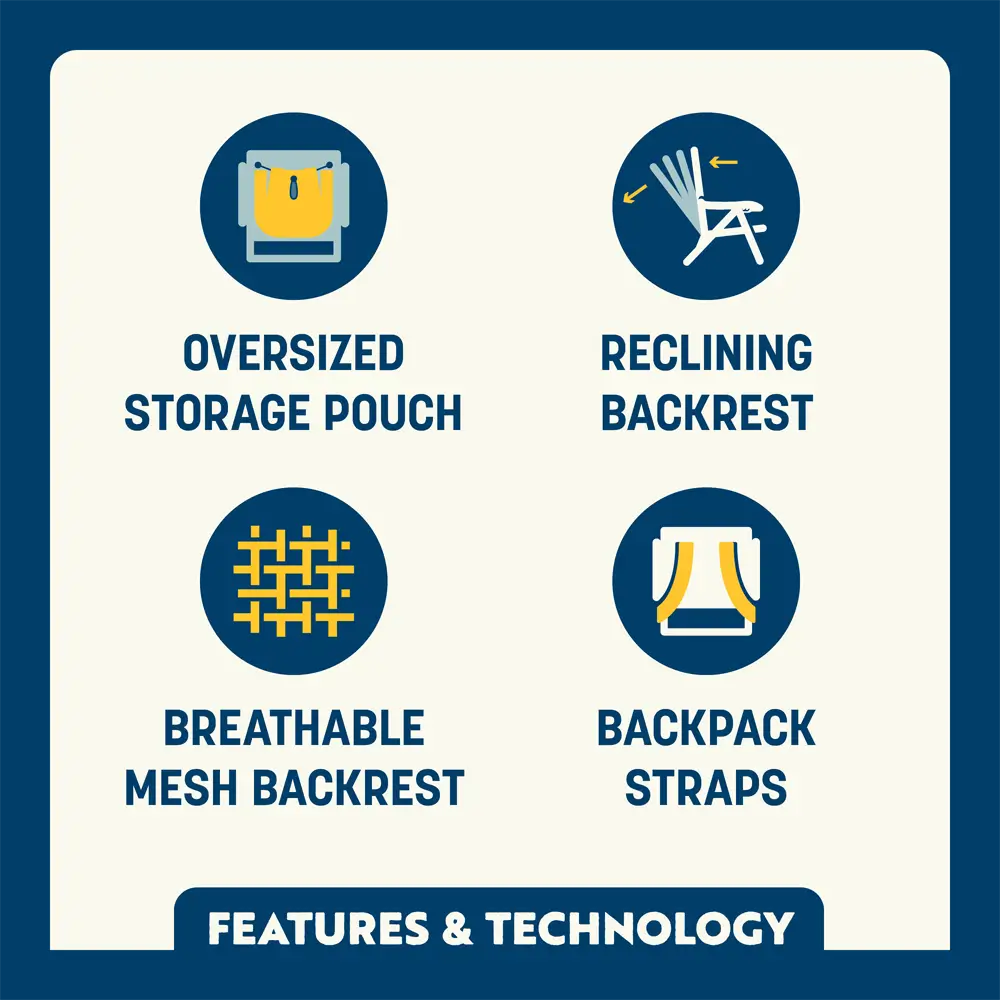 Backpack Beach Chair K2