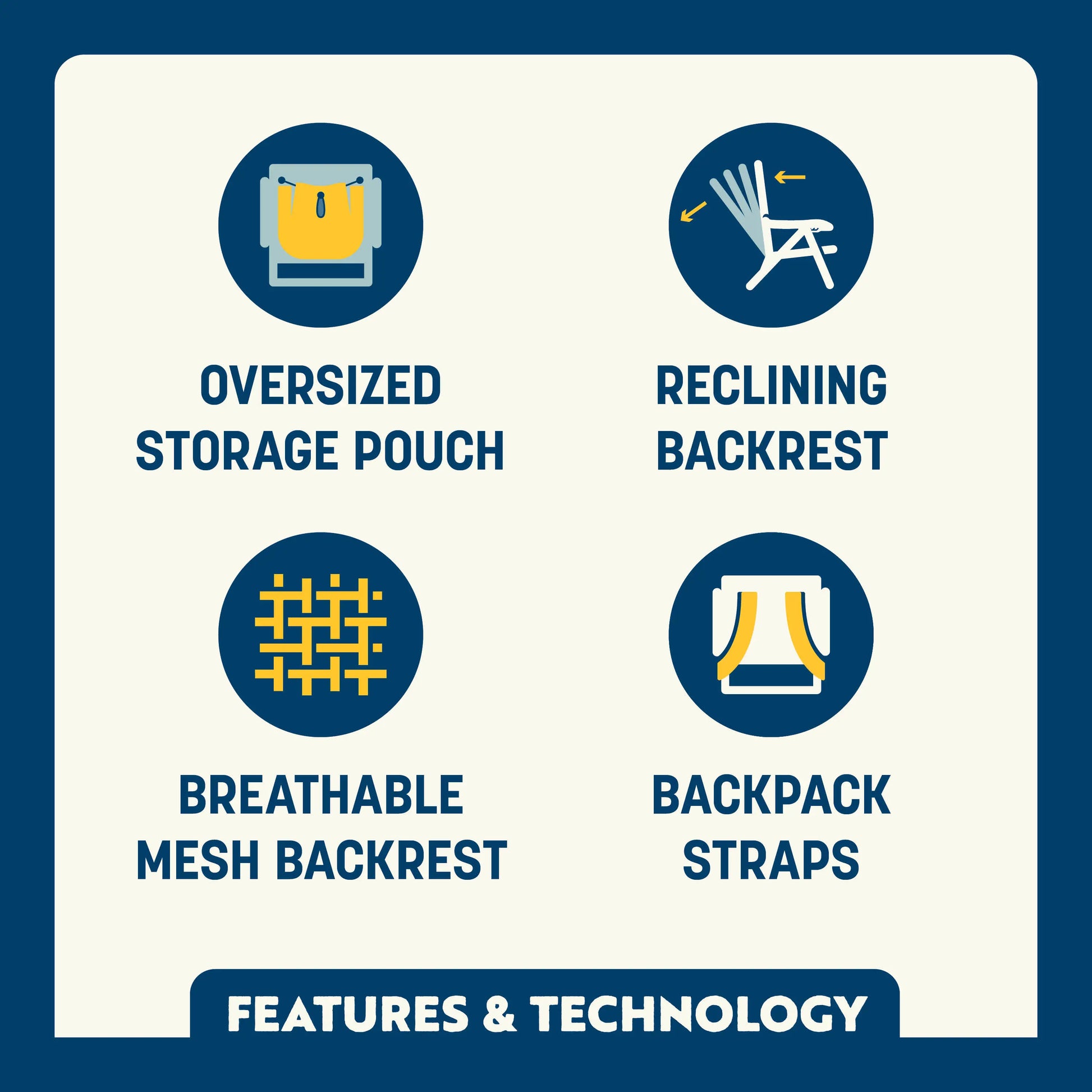 Backpack Beach Chair K2