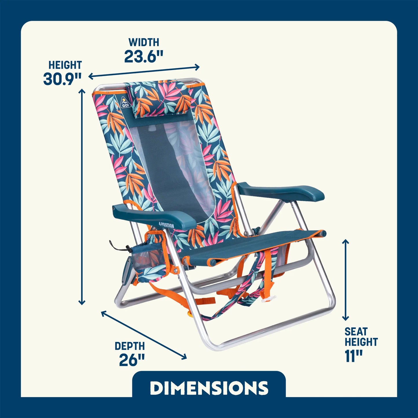 Backpack Beach Chair K2