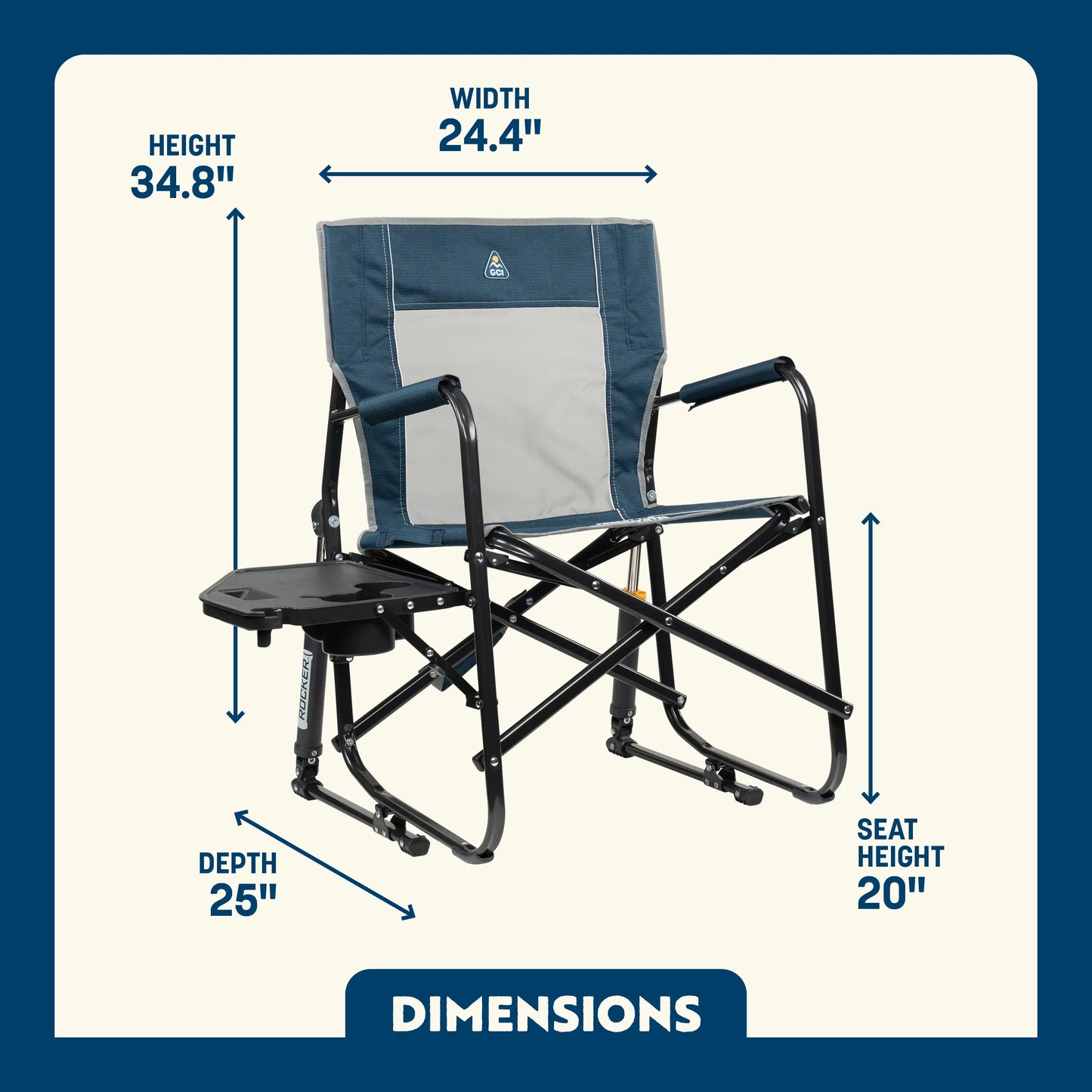 Freestyle Rocker with Side Table Q2
