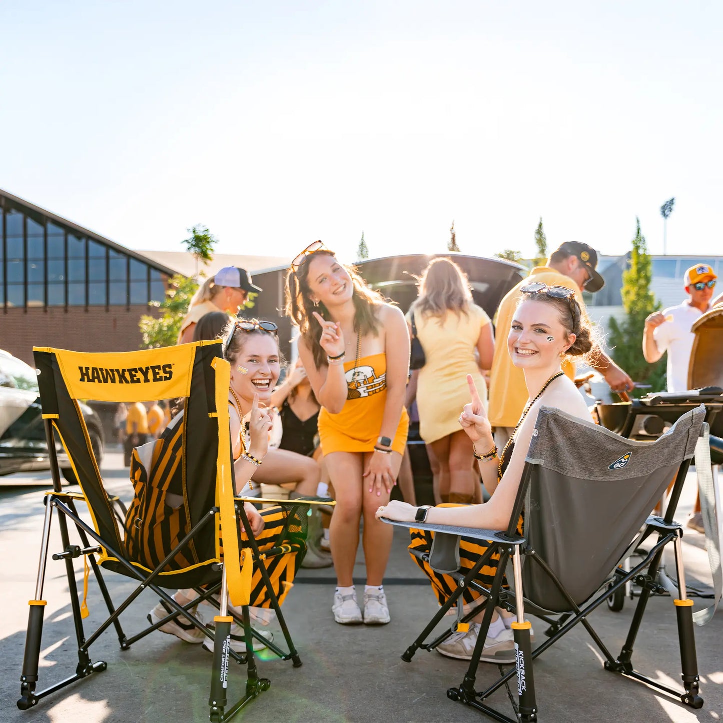 Comfort Pro Rocker - Iowa Hawkeyes P9