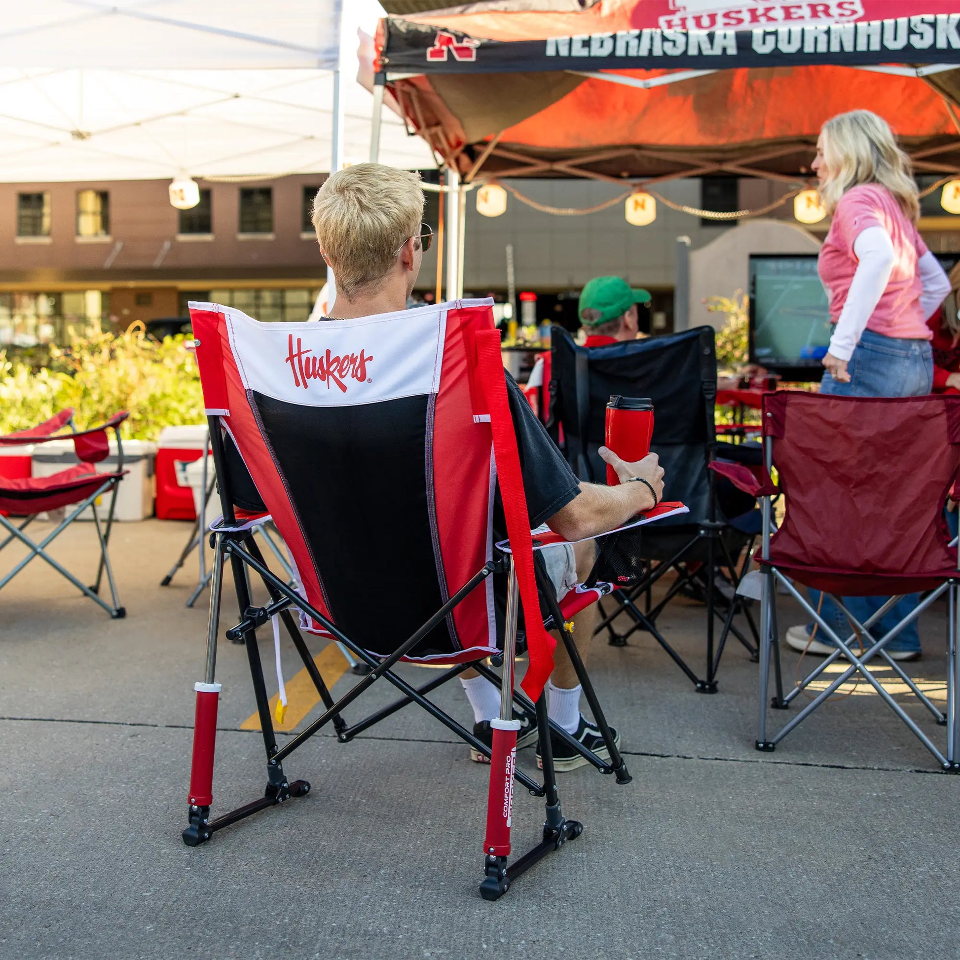 Comfort Pro Rocker - Nebraska Cornhuskers L7