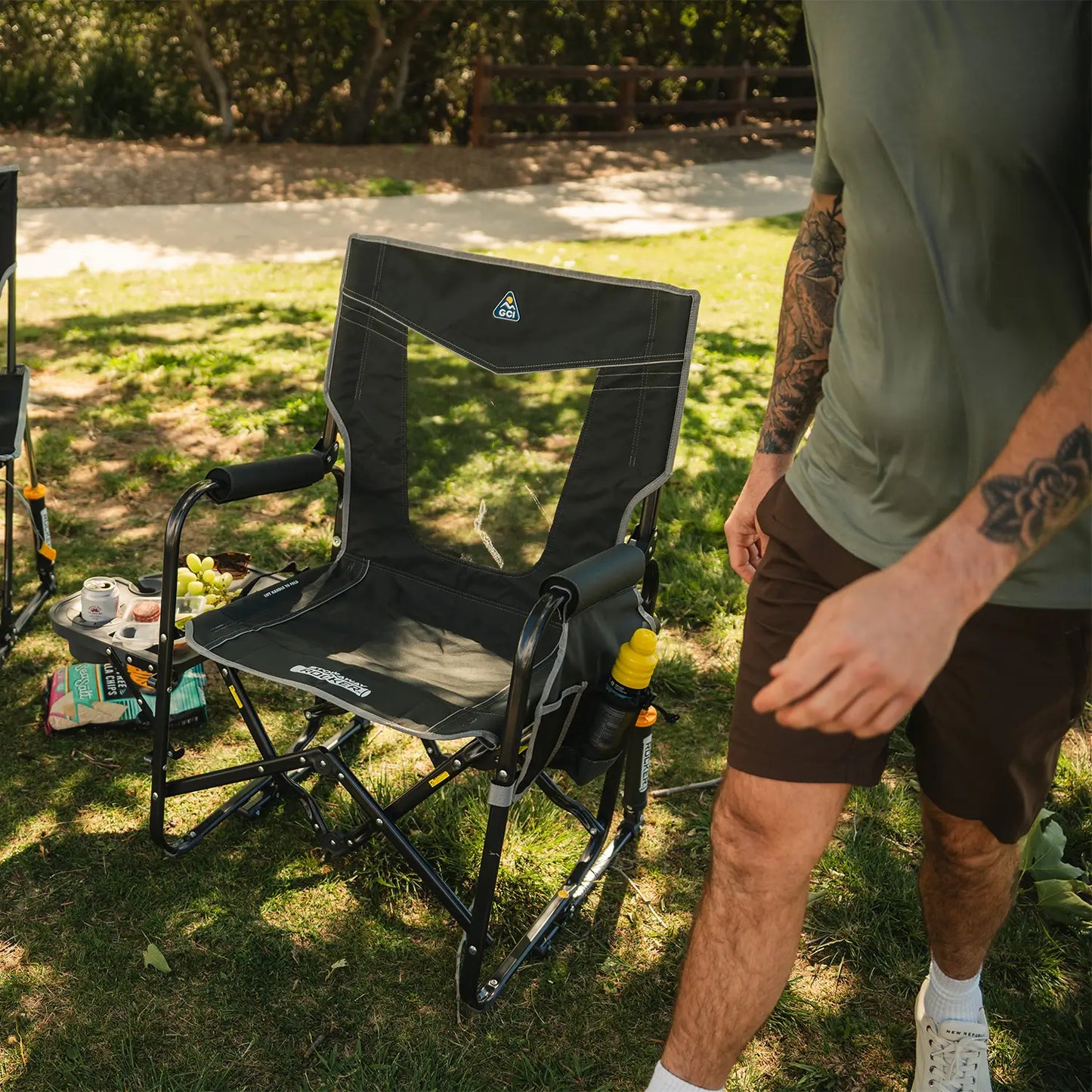 Stowaway Rocker with Side Table M3