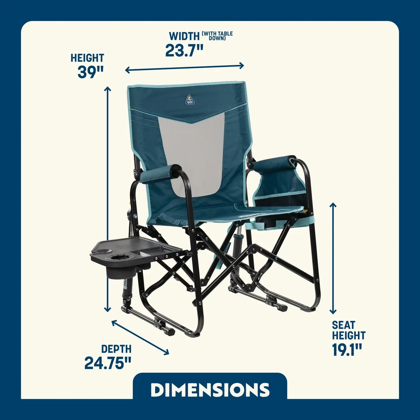 Stowaway Rocker with Side Table M3